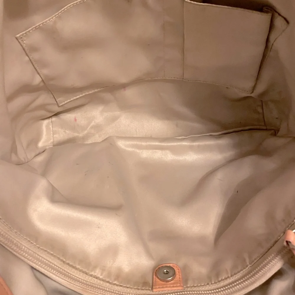 COACH Perforated Signature Pink/Peach Leather Tote / Purse - F16598 - Picture 5 of 9